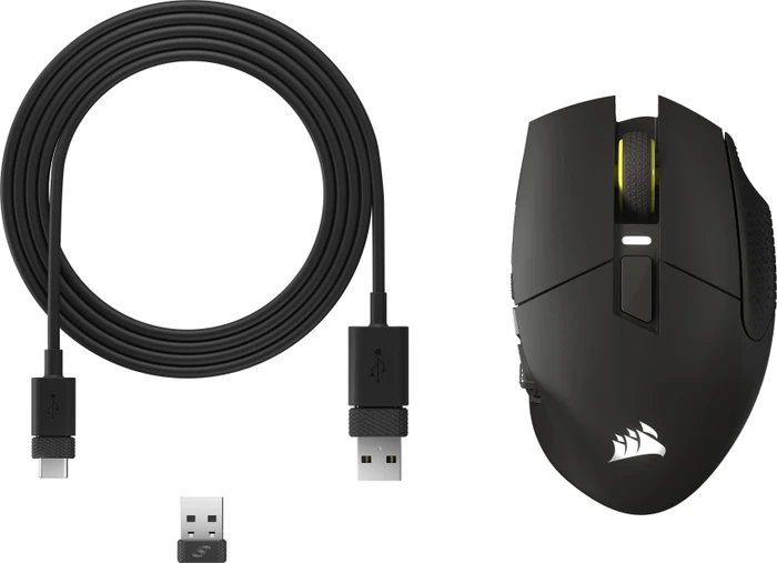 Corsair Scimitar Elite Wireless SE MMO, Gun Metal schwarz, USB/Bluetooth