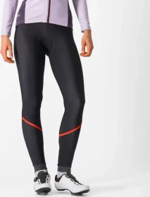 Castelli Velocissima DT Bibtight Fahrradhose lang black/hibiscus (Damen)