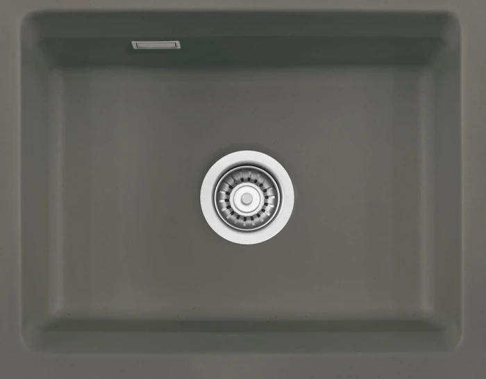 systemceram Kara 50 U/g Unterbau Becken mittig lava