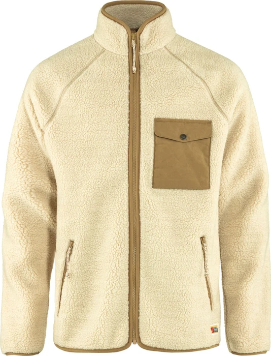 Fjällräven Vardag Pile Fleece Jacke chalk white (Herren)