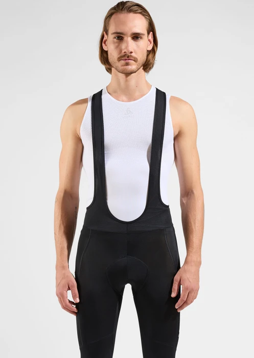 Odlo Essential Tights Bib Fahrradhose lang schwarz (Herren)