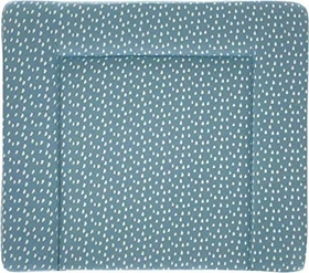 Träumeland Wickelauflage Tropfen ozeanblau