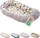 Ullenboom Kuschelnest Waffelpique Faultiere grau (C-5595-WM-GF)