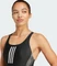 adidas 3-Streifen Rubber Graphic Badeanzug schwarz (Damen) Vorschaubild