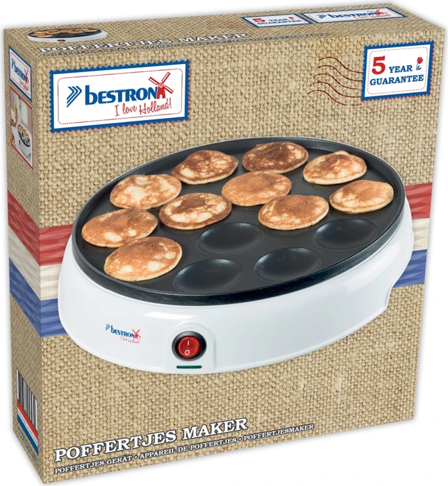 Bestron APFM700W Poffertjes Maker
