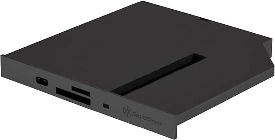 SilverStone ODD-Adapter, für 12.7mm Einschub, 1x USB-C 3.0