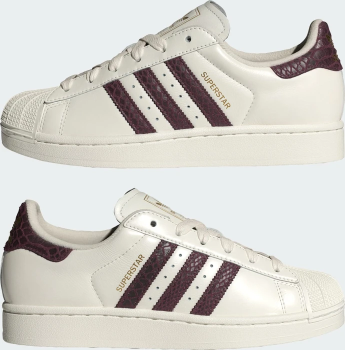 adidas Superstar II off white/maroon/gold metallic (Damen)
