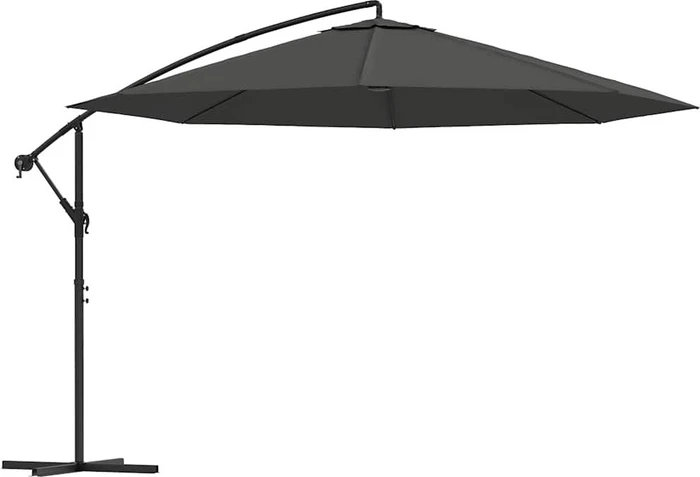 vidaXL Ampelschirm 350cm anthrazit