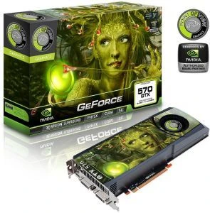 Point of View GeForce GTX 570, 1.25GB GDDR5, 2x DVI, Mini HDMI