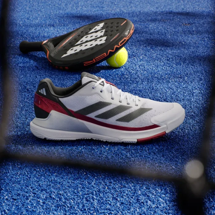 adidas Crazyquick Padel cloud white/core black/lucid red (Herren)