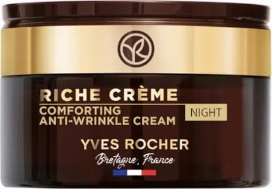Yves Rocher Riche Crème Antifalten Verwöhn-Nachtpflege, 50ml