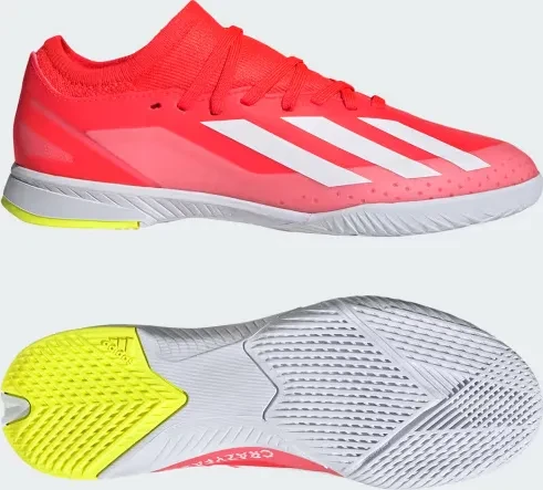 adidas X Crazyfast League IN solar red/cloud white/team solar yellow 2 (Junior)