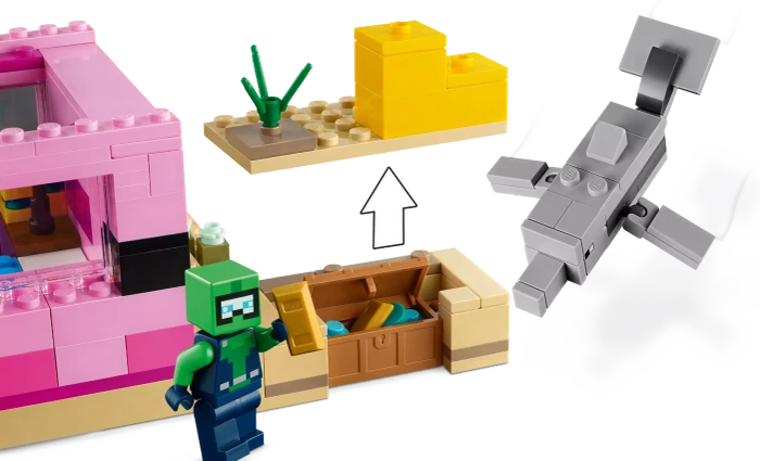 LEGO Minecraft - Das Axolotl-Haus