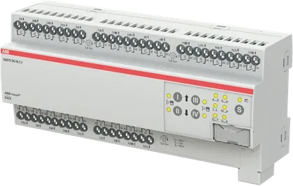 ABB SAH/S24.16.7.1 Schalt-/Jalousieaktor 24-fach, 230V, 16A, 12TE REG, Schaltaktor