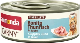 animonda Carny Adult Fine Fillets, mit Bonito Thunfisch in Sauce, 720g (12x 60g)