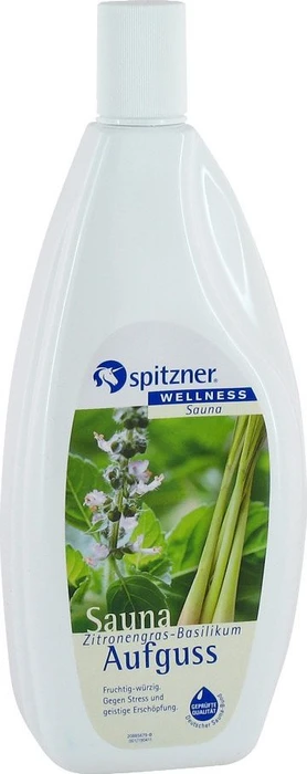 Spitzner Wellness Zitronengras Basilikum Saunaaufguss