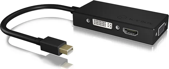 RaidSonic Icy Box IB-AC1032 Mini DisplayPort 1.2 auf HDMI/DVI/VGA Adapter