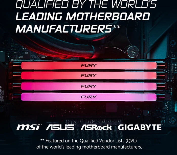 Kingston FURY Renegade RGB schwarz/silber UDIMM 48GB Kit, DDR5-8000, CL38-48-48, 1RX8