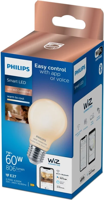 Philips Smart LED EyeComfort Birne E27 7-60W