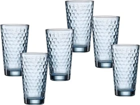Ritzenhoff & Breker Favo Longdrinkglas blau, 6 Stück