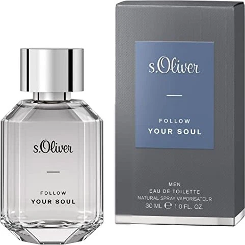 s.Oliver Follow Your Soul Men Eau de Toilette, 30ml