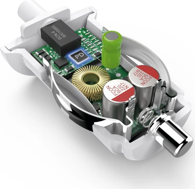 Hama Kfz-Ladegerät Lightning Power Delivery 18W weiß