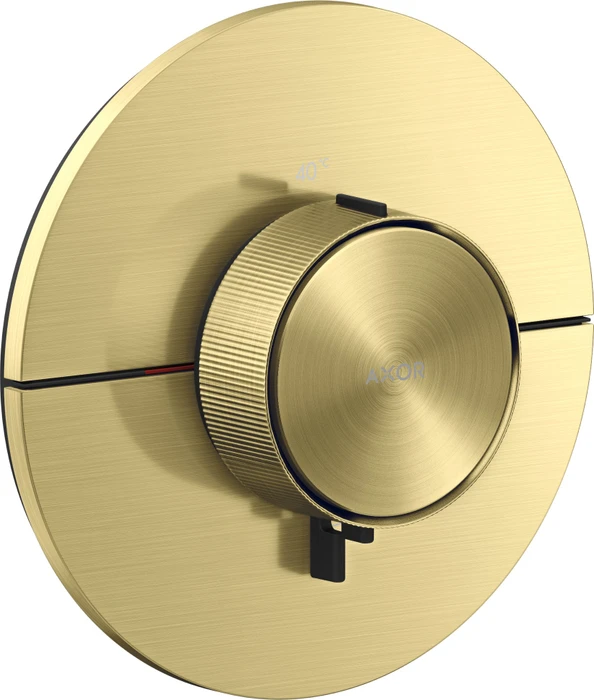 Hansgrohe Axor ShowerSelect ID rund Thermostat brushed brass