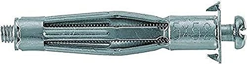 fischer HM 4x32 S Hohlraum-Metalldübel Schrauben/Dübel-Sortiment, 50 Stück