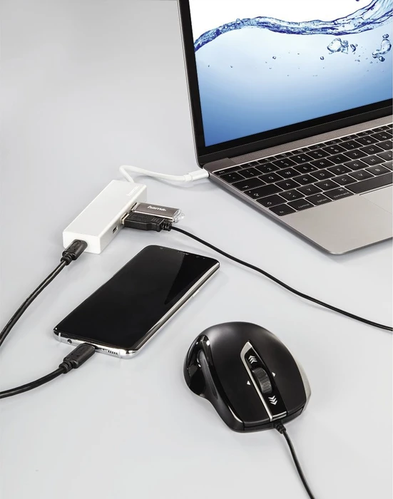 Hama Type-C Hub 1:4, USB-C 3.0 [Stecker]