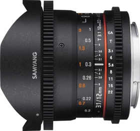 Samyang 12mm T3.1 VDSLR ED AS NCS Fisheye für Micro-Four-Thirds