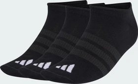 adidas Thin and Light No-Show Socken schwarz/weiß, 3 Paare