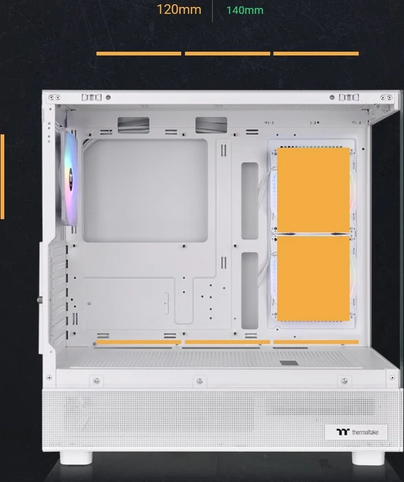 Thermaltake View 270 Plus TG ARGB Snow, weiß, Glasfenster