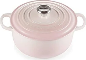 Le Creuset Signature Gusseisen Bräter rund 20cm 2.4l shell pink