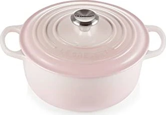 Le Creuset Signature Gusseisen Bräter rund 20cm 2.4l shell pink