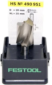 Festool HS Spi S8 Spiralnutfräser, (D)20x25x57mm, 1 Stück