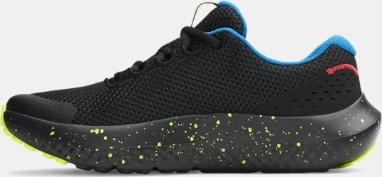 Under Armour Grade School Surge 4 black/high vis yellow/white (Junior)