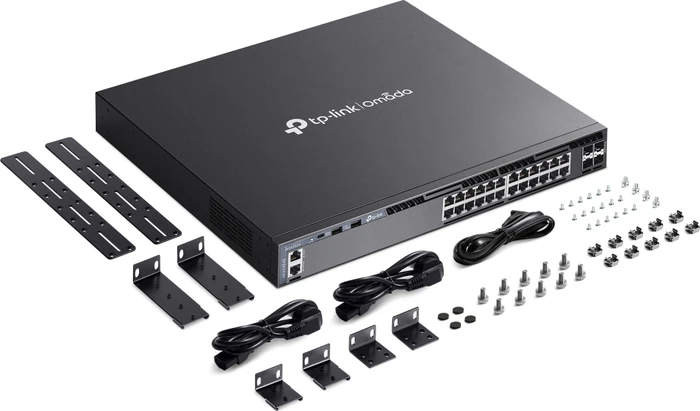 TP-Link Omada SG6400 Rackmount Gigabit Managed Switch, 24x RJ-45, 4x SFP+