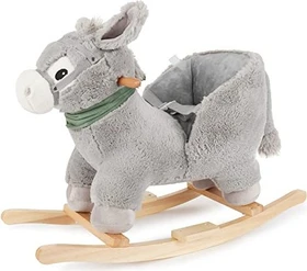 Bieco Schaukeltier Baby Esel grau