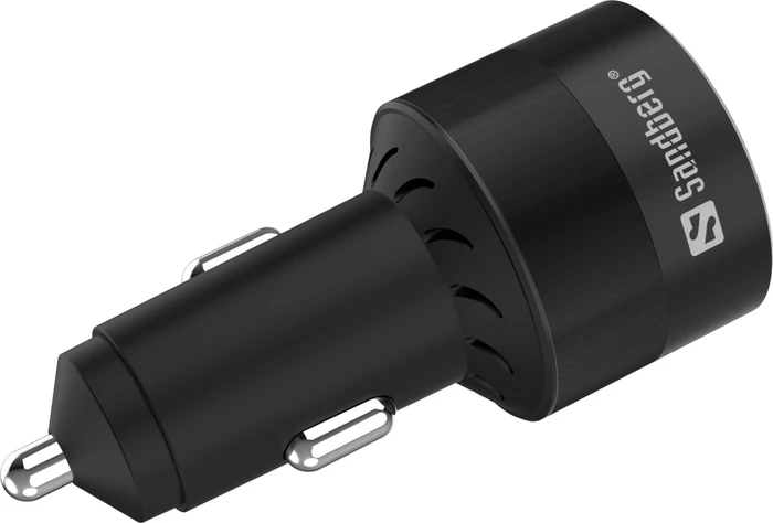 Sandberg Car Charger 3in1 130W USB-C PD schwarz