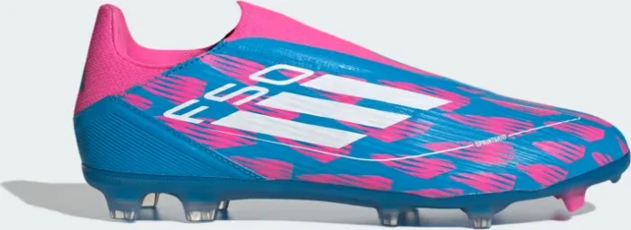 adidas F50 League Laceless FG/MG solar blue/cloud white/solar pink