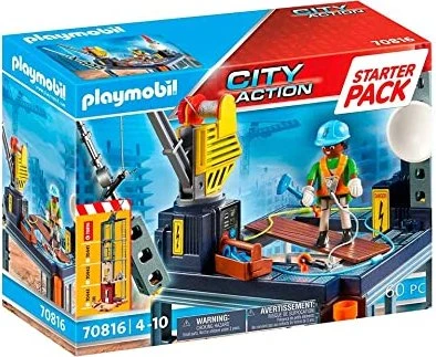 playmobil City Action Starter Pack Baustelle mit Seilwinde