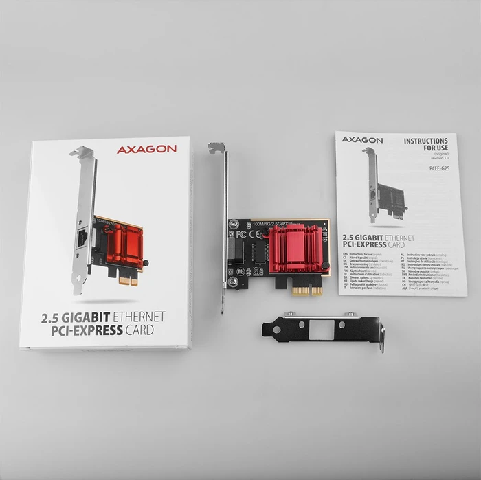 Axagon 2.5G LAN-Adapter, RJ-45, PCIe 2.1 x1