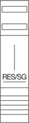 Hager Reservefeld, univ.Z, 3-P., RES/SG, 1050x250mm, m. SaS und PE/N-Klemmen, 1-feldig