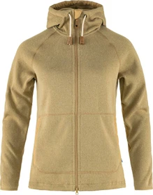 Fjällräven Övik Fleece Hoodie Funktionsjacke beige dunes (Damen)