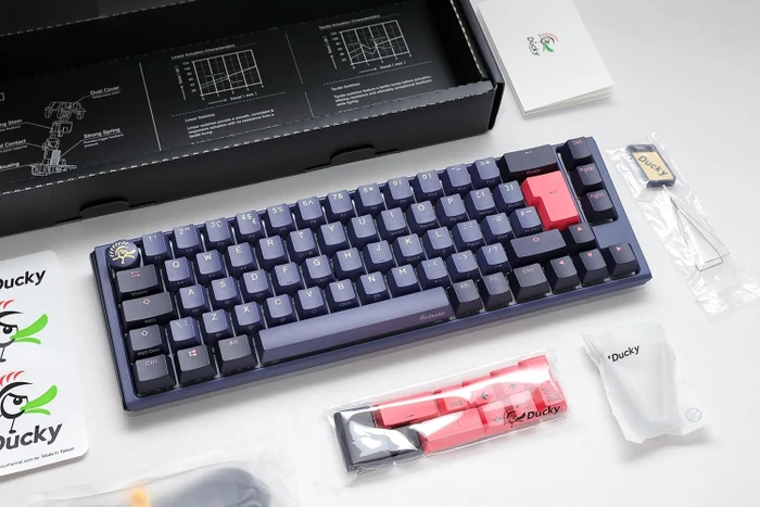 Ducky One 3 SF, Cosmic Blue, PBT, LEDs RGB, MX RGB BROWN, USB, UK