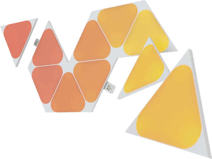 nanoleaf Shapes Mini Triangles Smart Lighting LED Panel Erweiterungspack 0.5W, 10 Stück