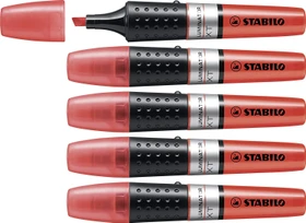 STABILO Luminator rot, 5er-Pack