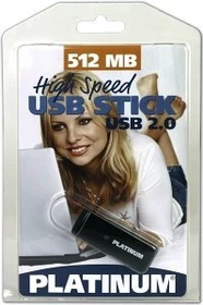 BestMedia Platinum ALU 512MB, USB-A, USB 2.0