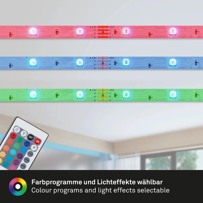 Paul Neuhaus LED Stripe LED-Streifen RGB 12W 3m