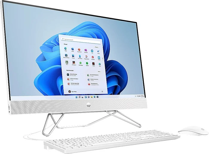 HP All-in-One 24-cb1009ng, Starry White, Core i5-1235U, 8GB RAM, 512GB SSD, GeForce MX450